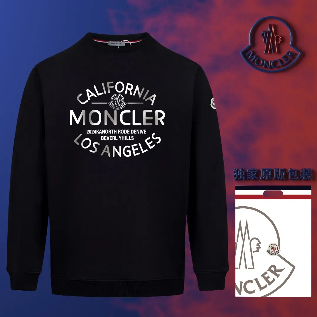 【 Quality】【 MONCLER】【In Stock 】 2024 New Arrival Premium 3D LOGO ， ， Premium ⚠️ ： 460 ， 21S 10S 26/2 1*1 ！ ， ， ， ， ， ！ Same Style ✔️ Same Style： ❗ ✔️【 Same Style， In Stock！】 ➡️Size：S M L XL XXL ➡️ ：Black White ⚠️Size Size